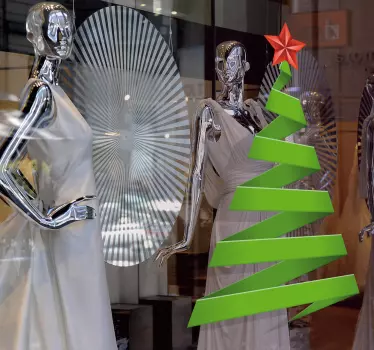 Weihnachtsbaum Aufkleber - TenStickers