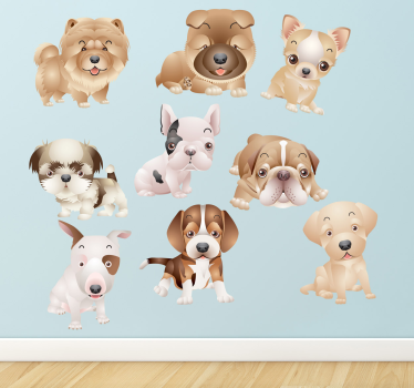Welpen Aufkleber - TenStickers