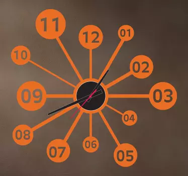 Wissenschaft Uhr Aufkleber - TenStickers