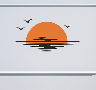 Wohnmobil Aufkleber ästhetischer sonnenuntergang - TenStickers