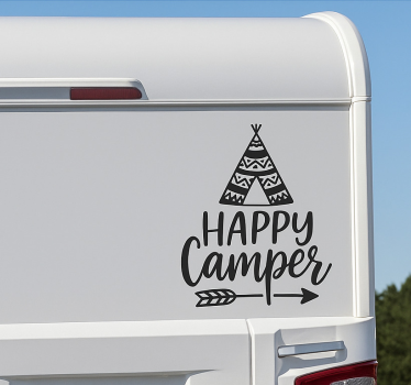 Wohnmobil aufkleber boho stil tipi - TenStickers