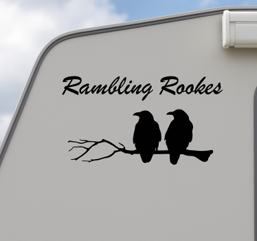 Wohnmobil aufkleber personalisierte "rambling rookes" - TenStickers