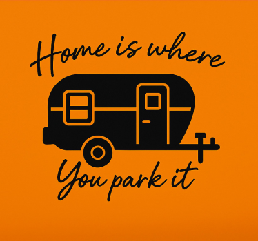 Wohnmobil aufkleber sweet home camper - TenStickers