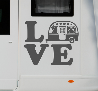 Wohnmobil aufkleber sweetheart reise liebe - TenStickers