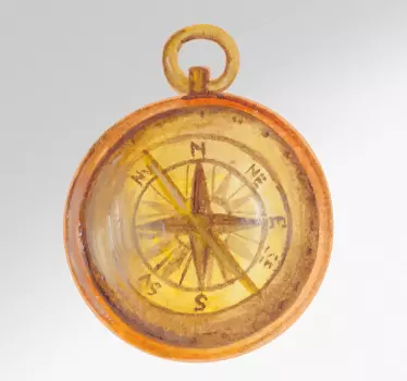 Wohnmobil aufkleber vintage navigationswerkzeug - TenStickers