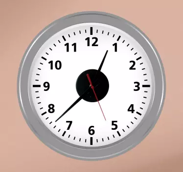 Wohnzimmer Uhr Aufkleber - TenStickers