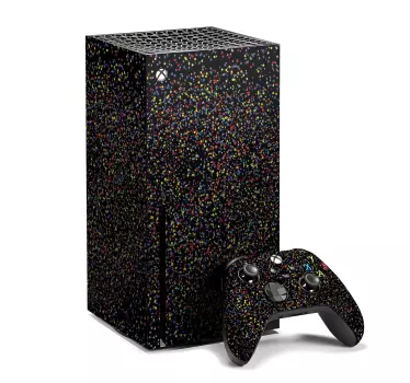 Xbox Aufkleber in schwarz mit Glitzer - TenStickers