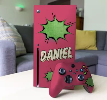Xbox skin mit comic-stil aufklebern - TenStickers