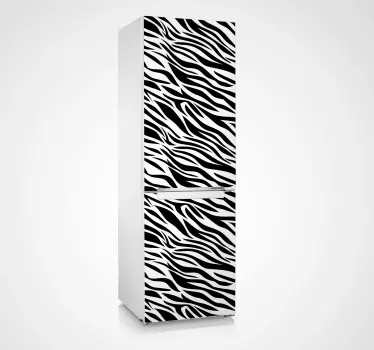 Zebra Kühlschrank Aufkleber - TenStickers