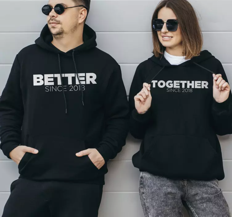 Better together Partner T Shirts - TenStickers