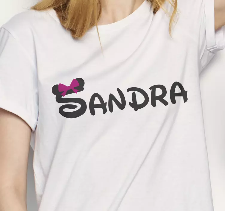 Tshirt Kind Anpassbare minnie maus - TenStickers