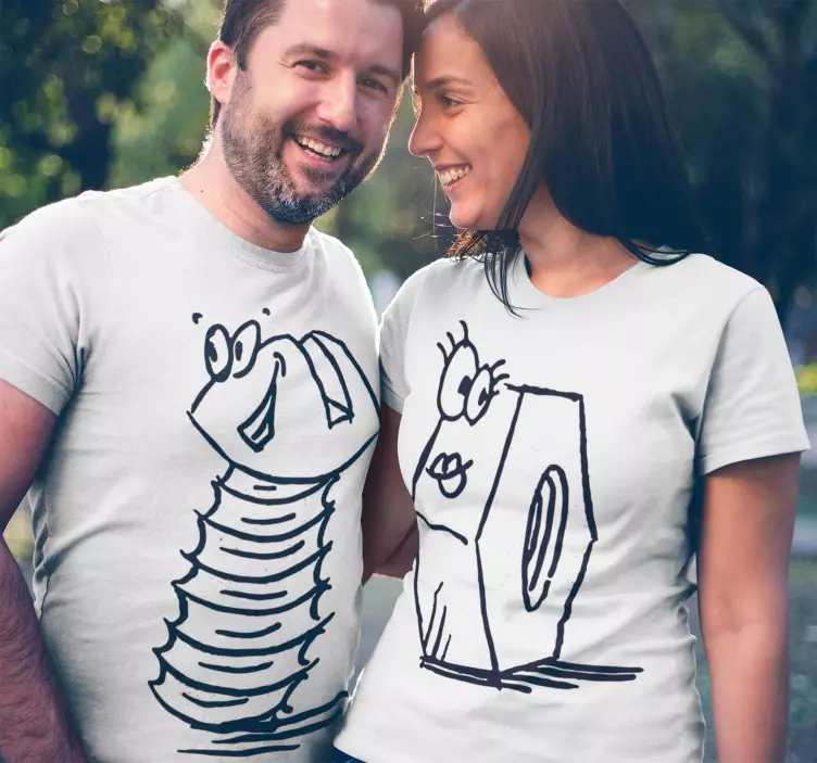 Mutter und Schraube Partner T Shirts - TenStickers