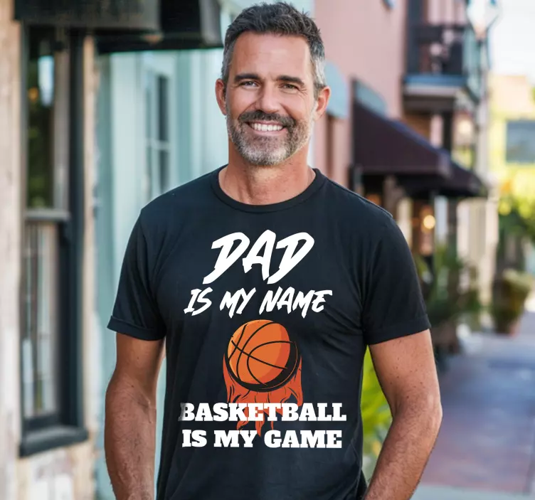 Original T Shirt Basketball is my Game - TenStickers