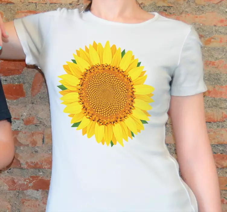 Original T Shirt lebendige sonnenblume - TenStickers