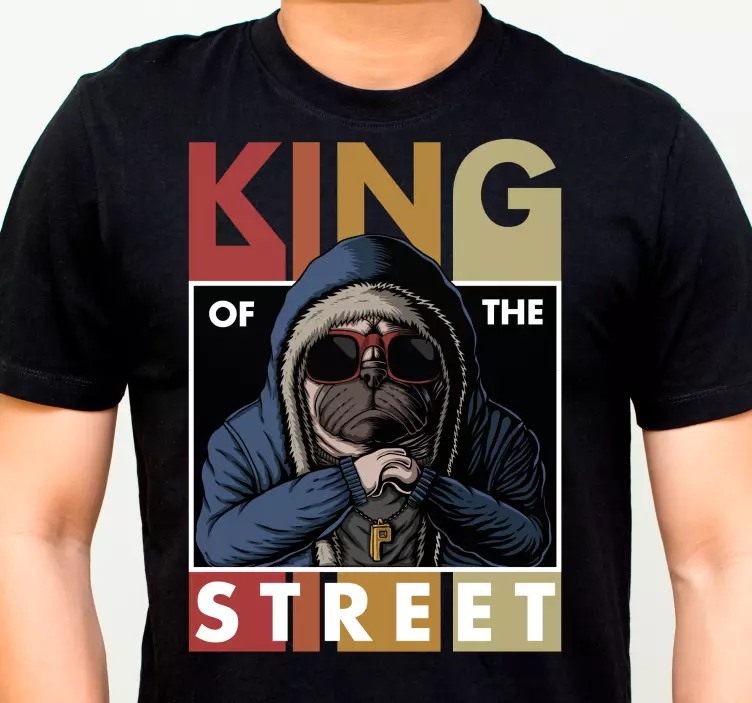 Original T Shirt mops könig streetwear - TenStickers