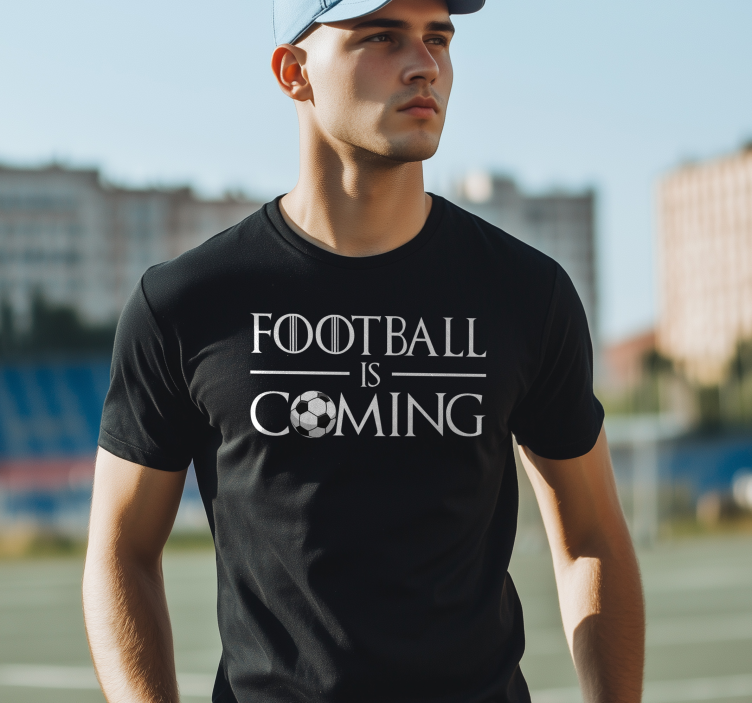 Original T Shirt fußball kommt - TenStickers
