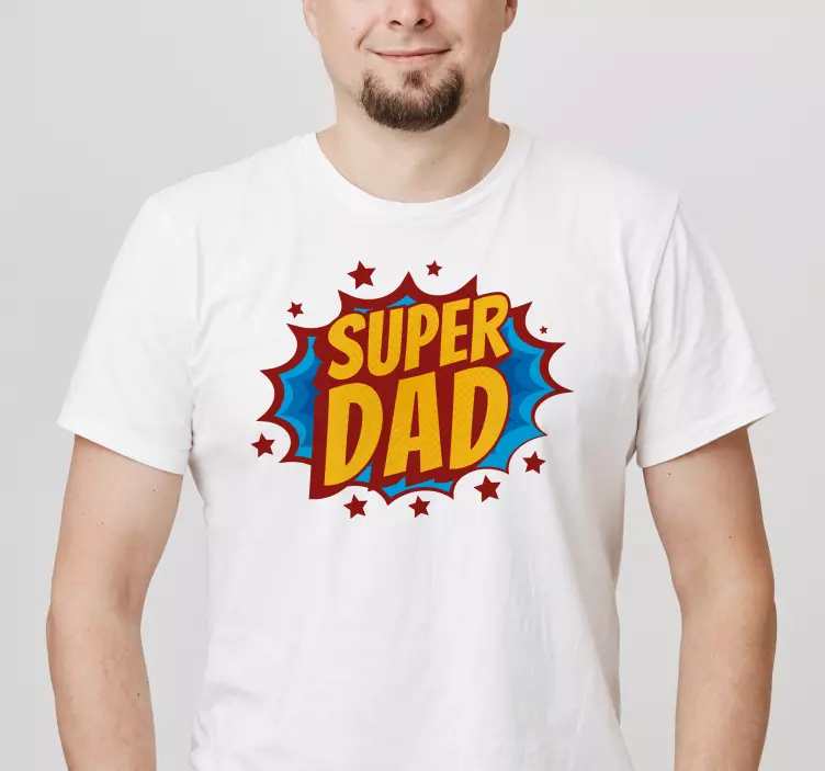 Vater Sohn T Shirt Super Dad - TenStickers