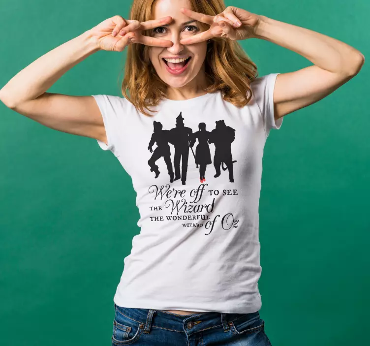 T-shirt originell Wizard of Oz - TenStickers