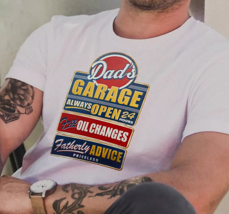 T-shirt Retro verschiedene Schilder - TenStickers