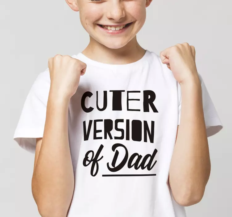 Vater und Sohn T Shirts süßere version - TenStickers