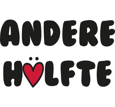 Pärchen T Shirts text für die bessere hälfte - TenStickers