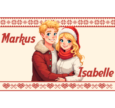 Pärchen T Shirts du und ich für immer personalisierbar - TenStickers