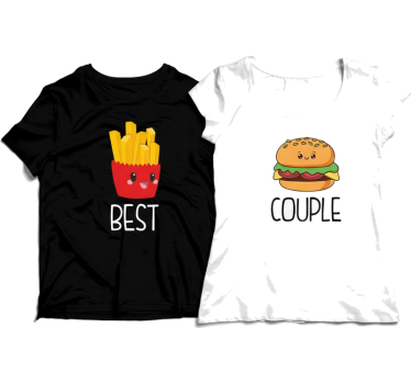 Pärchen t shirts beste paare - TenStickers