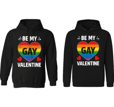 Pärchen t shirts lgbt sei mein schwuler valentin - TenStickers