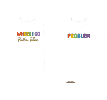 Pärchen t-shirts lgbt wo ich hingehe folgen probleme - TenStickers