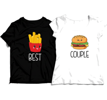 Pärchen t shirts beste paare - TenStickers