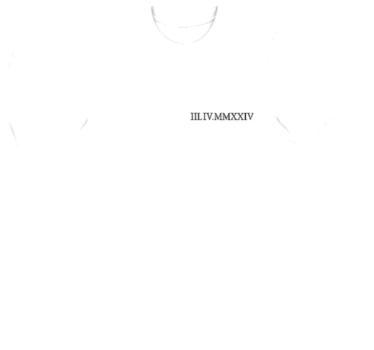 Pärchen t shirts mit passenden römischen zahlen - TenStickers