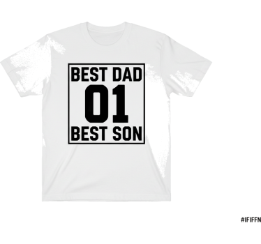 Vater sohn t shirt team und nummer set - TenStickers