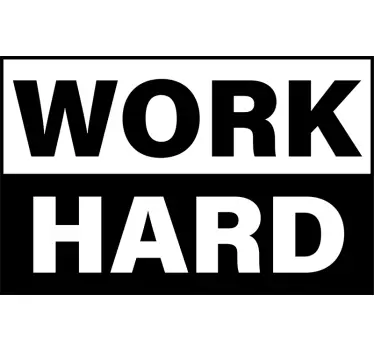 Vater Sohn T Shirt Work Hard Play Hard - TenStickers