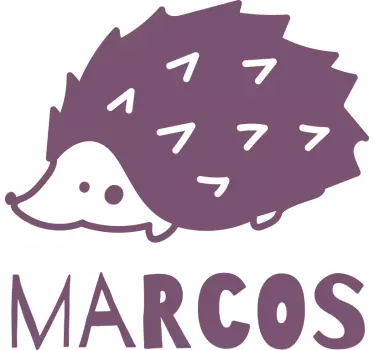 Mutter tochter t shirts mit süßem igel design - TenStickers