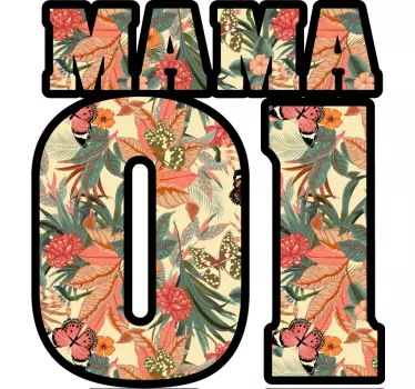 Mutter tochter t shirts florale familienbindung - TenStickers