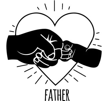 Vater Sohn T Shirt Fistbump - TenStickers