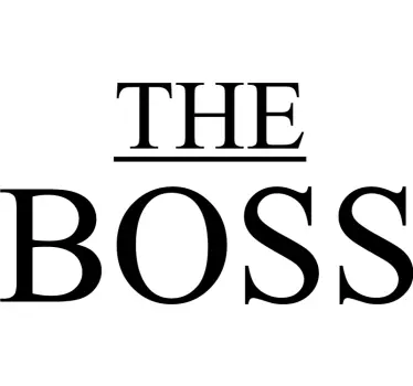 Mutter tochter t shirts das echte boss duo - TenStickers