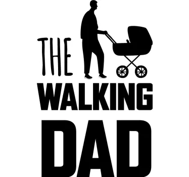 Vater und sohn t shirts der wandelnde papa - TenStickers