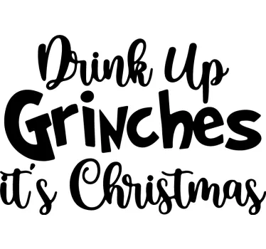 Weihnacht t shirt mit grinch-motiv - TenStickers