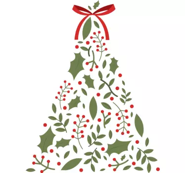 Weihnacht t shirt mit festlichem baumdesign - TenStickers