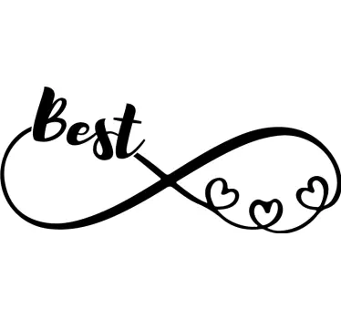 Mutter tochter t shirts unendliche freundschaft - TenStickers