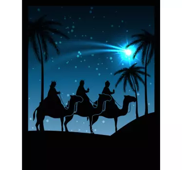 Weihnacht t shirt drei könige reise - TenStickers