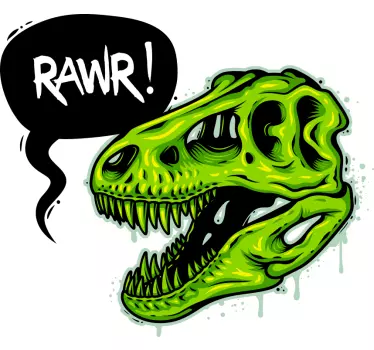 Mutter tochter t shirts mit grünem dinosauriermotiv - TenStickers