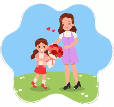 Mutter tochter t shirts liebe zwischen mutter und tochter - TenStickers