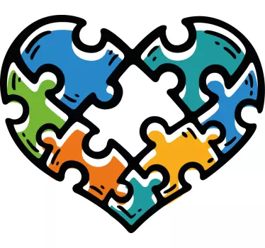 Mama Tochter T Shirt Puzzle-herz - TenStickers