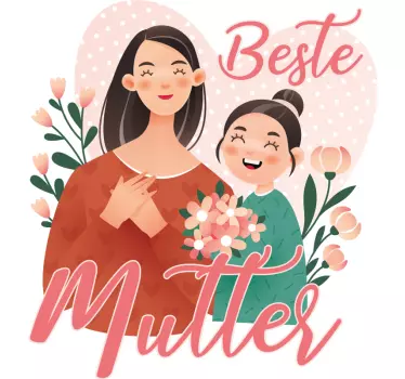 Mutter tochter t shirts beste momente für mütter - TenStickers