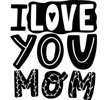 Mutter tochter t shirts liebe dich mama - TenStickers