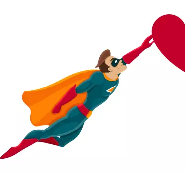 Superhelden Paar Partner T Shirts - TenStickers