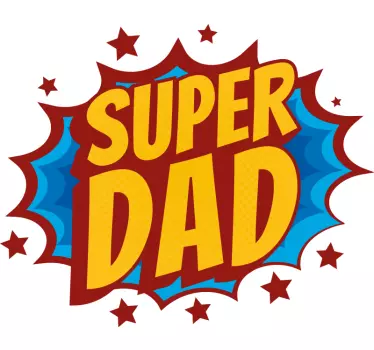 Vater Sohn T Shirt Super Dad - TenStickers