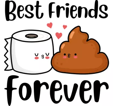 Pärchen t shirts beste freunde fürs leben - TenStickers